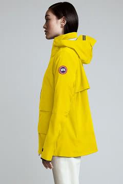 Chamarras Canada Goose Mujer México - Pacifica Chubasquero Amarillos YC3170425